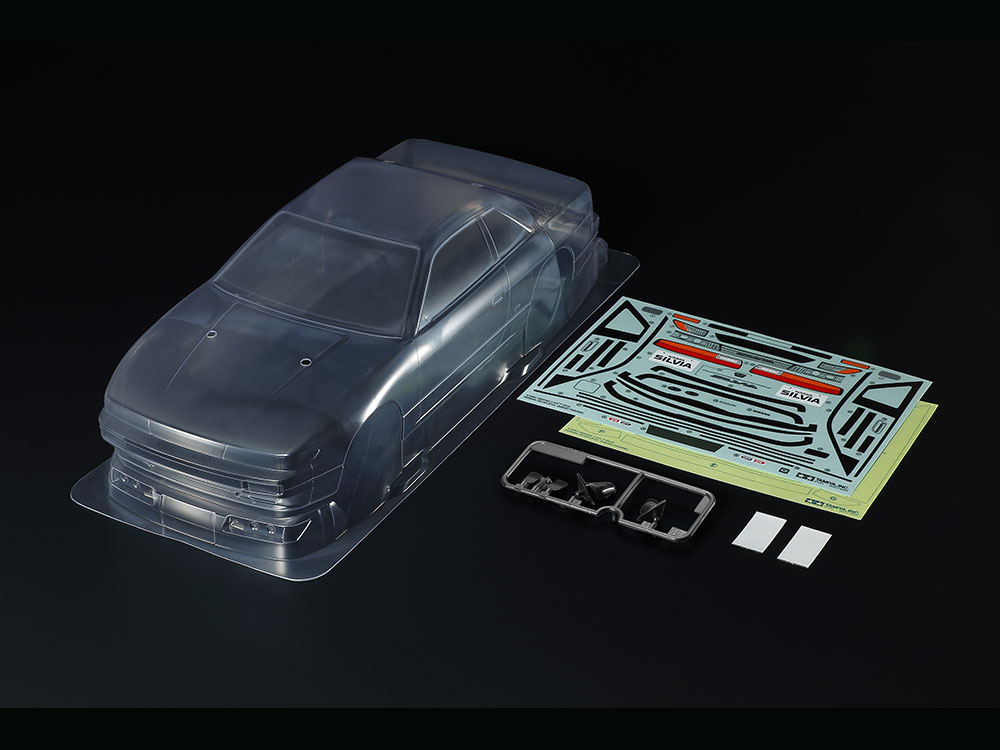 SP.1496 1/10RC NISSAN シルビア （S13）スペアボディセット: RCモデル