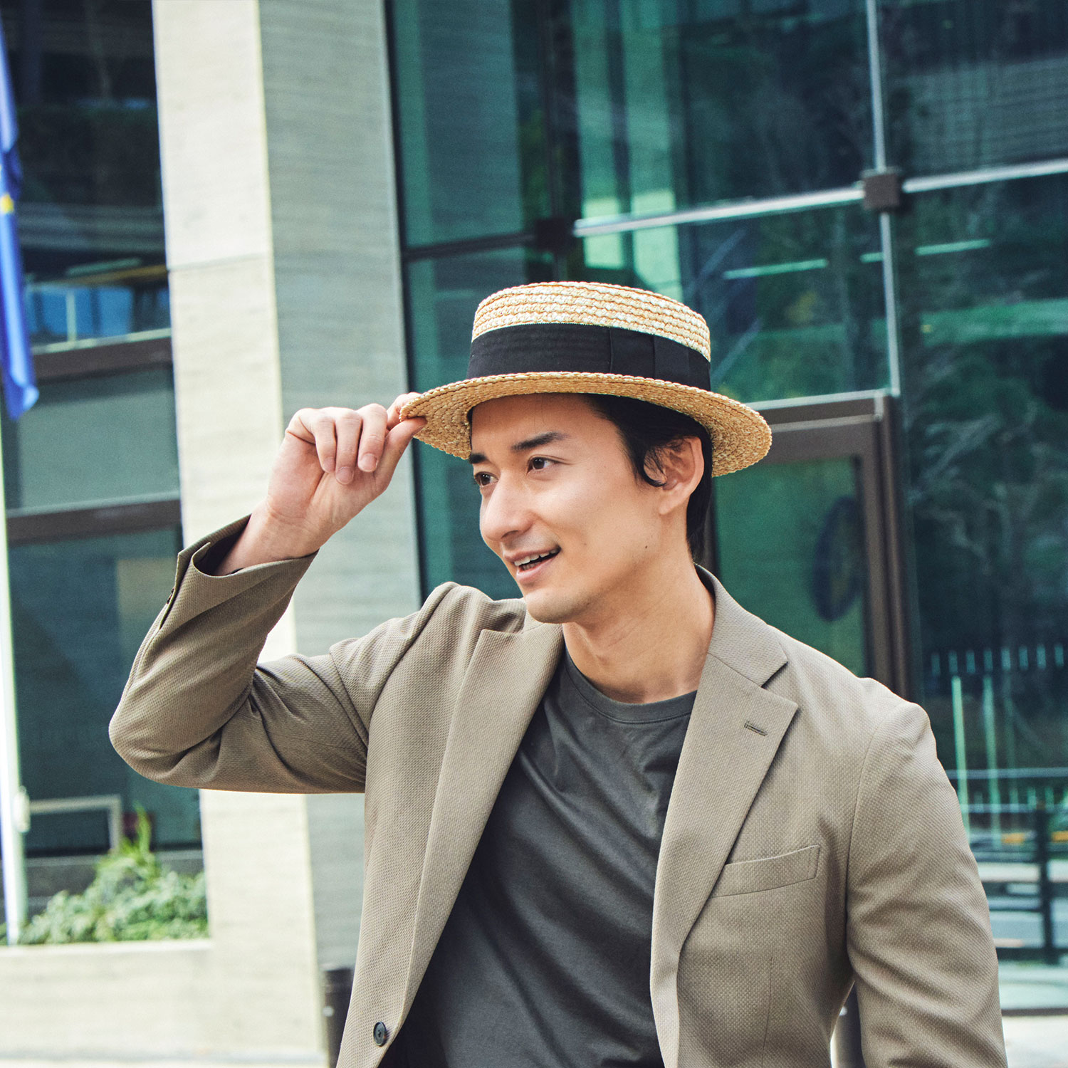 田中帽子店Hans(ハンス)鬼麦カンカン帽 紳士用帽子 田中帽子店：公式