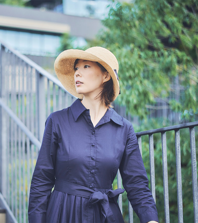 田中帽子店Chloe2（クロエ2）ラフィア 女優帽 婦人用帽子 田中帽子店：公式