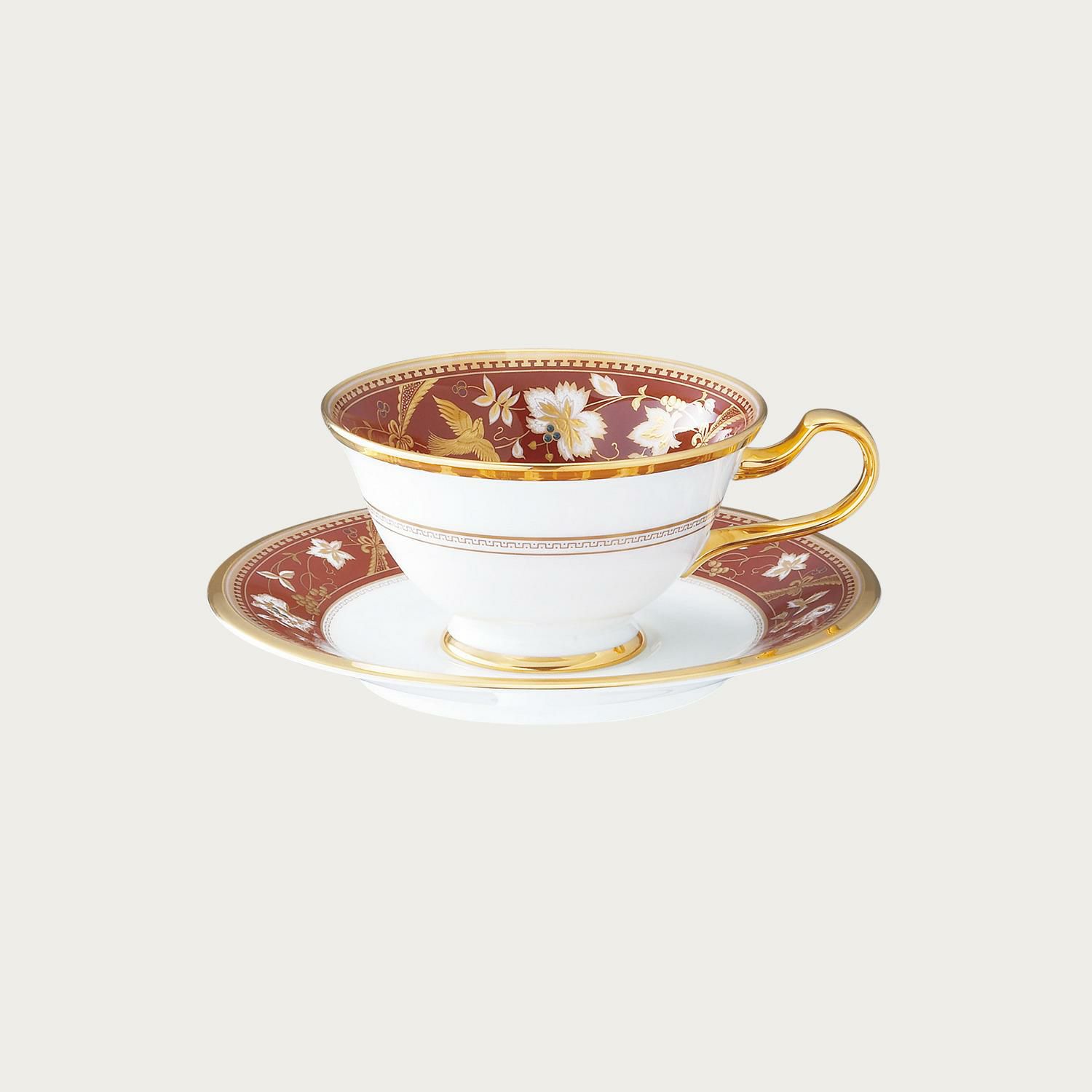 サブライム カップ&ソーサーペア(鉄紺・海老茶) | ノリタケ食器公式