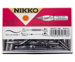 ペン先 日光 N-サジ（357）クローム 10本入り ｜ 株式会社 立川ピン製作所