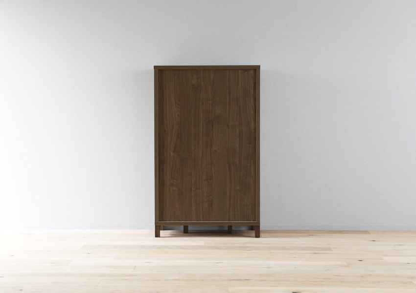 カノ 85トールカップボード WALNUT(W85×D42×H176cm)税込￥248,000