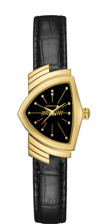 待望の黒文字盤 イエローゴールドのベンチュラ入荷。 H24301731