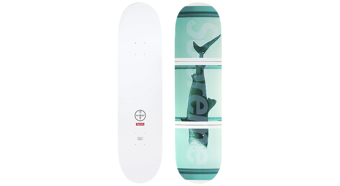Supreme x Damien Hirst Shark Skateboard – Takeoff Copenhagen
