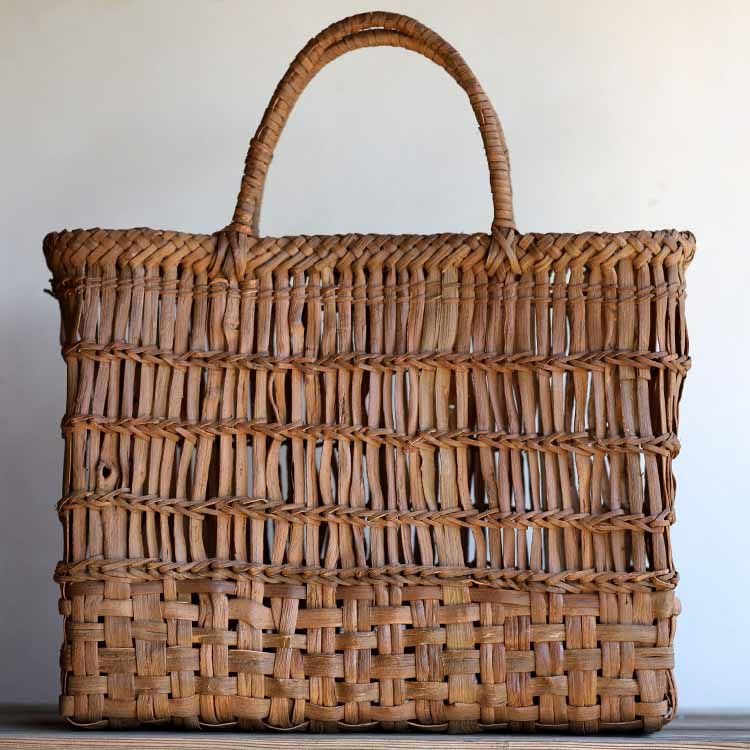 竹手提げかごバッグ | 虎斑竹専門店 竹虎