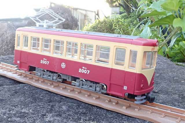 富井電鉄 猫屋線直通用路面電車（全金車）+貨車セット」: 光山市交通局