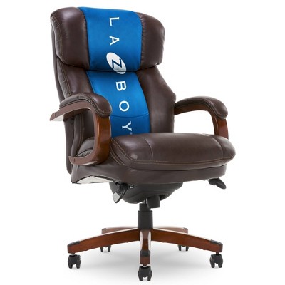 Big & Tall Executive Chair Brown - La-Z-Boy: Memory Foam
