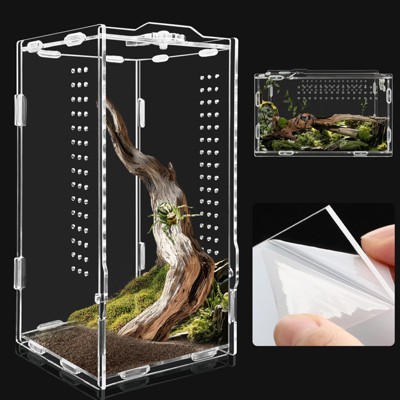Ycxydr Acrylic Tarantula Enclosure,Micro Habitat Terrarium for