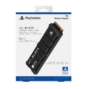 Western Digital Black 1TB SN850P HS for PS5: External SSD for