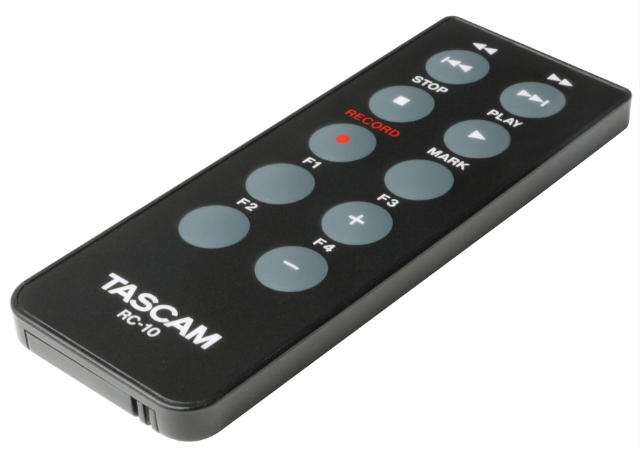 RC-10 | TASCAM製品用ワイヤードキット付属リモートコントローラー