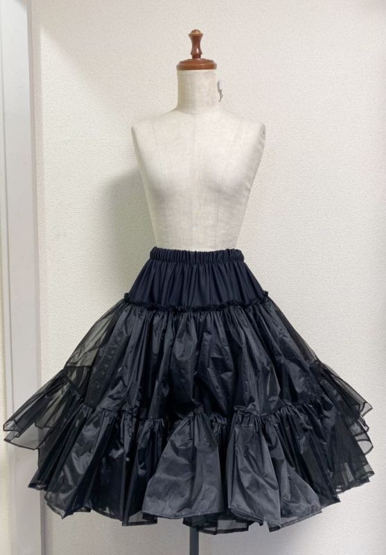 受注商品・KUROOBI】ボリューム遮熱パニエ【58cm丈・黒】 - 俵屋KATO