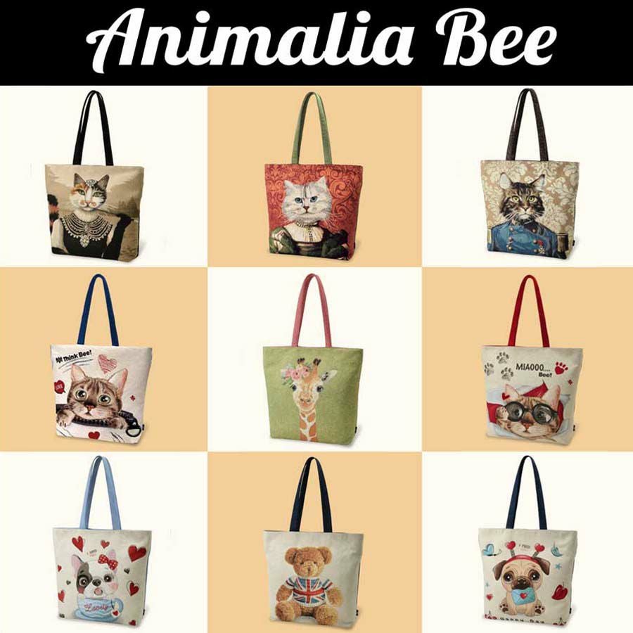 アニマリアビー ラージトートバッグ（ミスサバンナ） / Think Bee