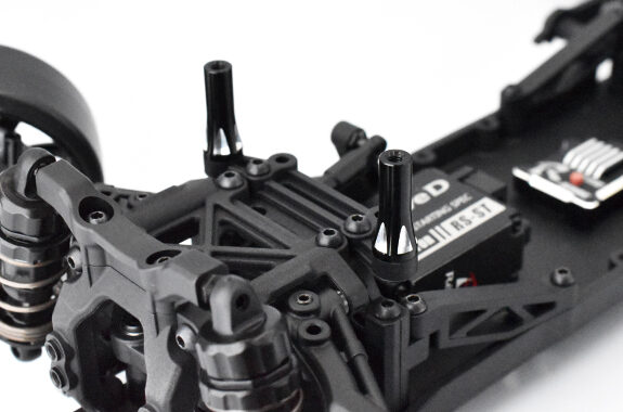 D1-016F【RDX用 アルミ製 フロントボディポスト（マグネット用、2個入