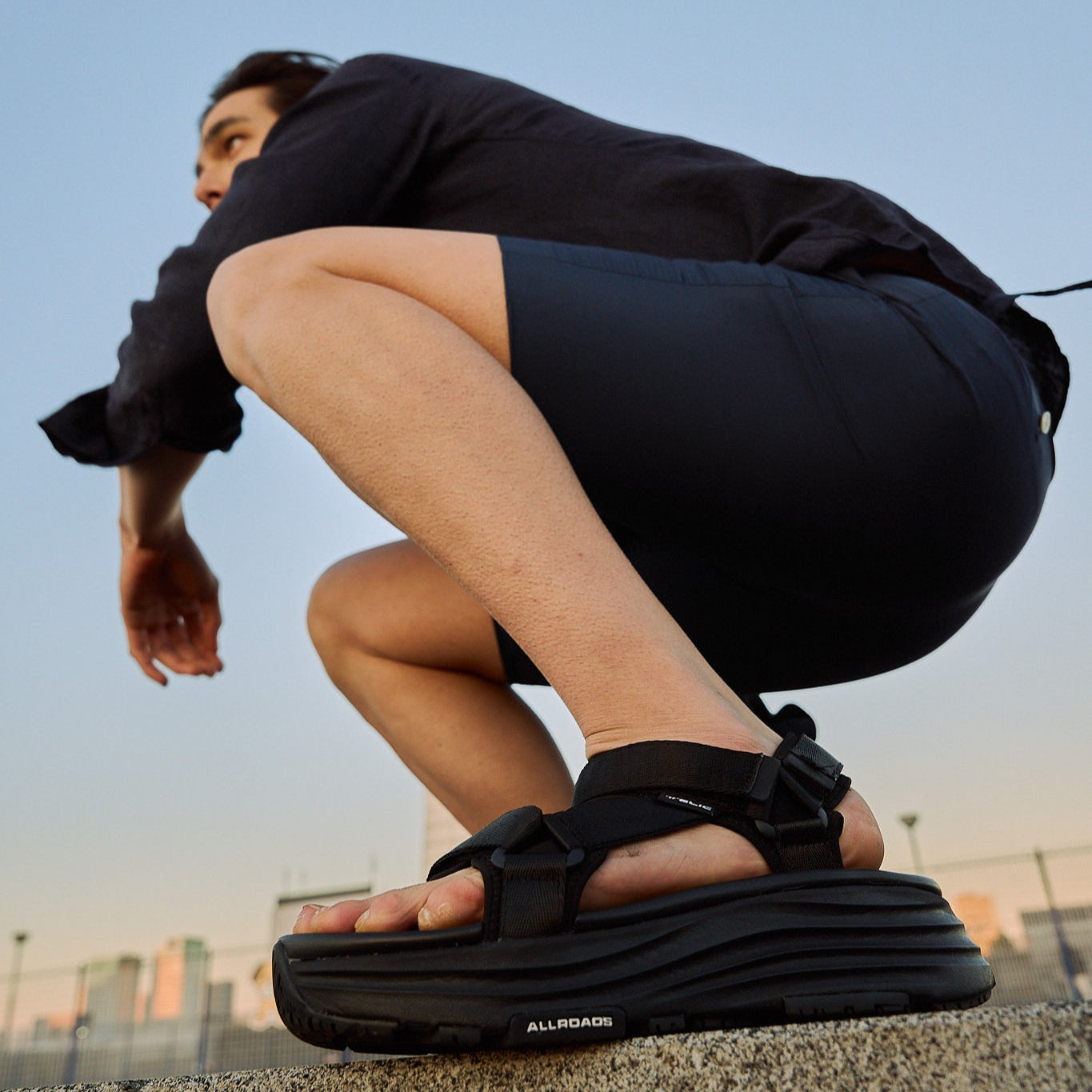 リカバリーサンダル｜ALLROADS -S4 - Black｜TELIC（テリック）公式