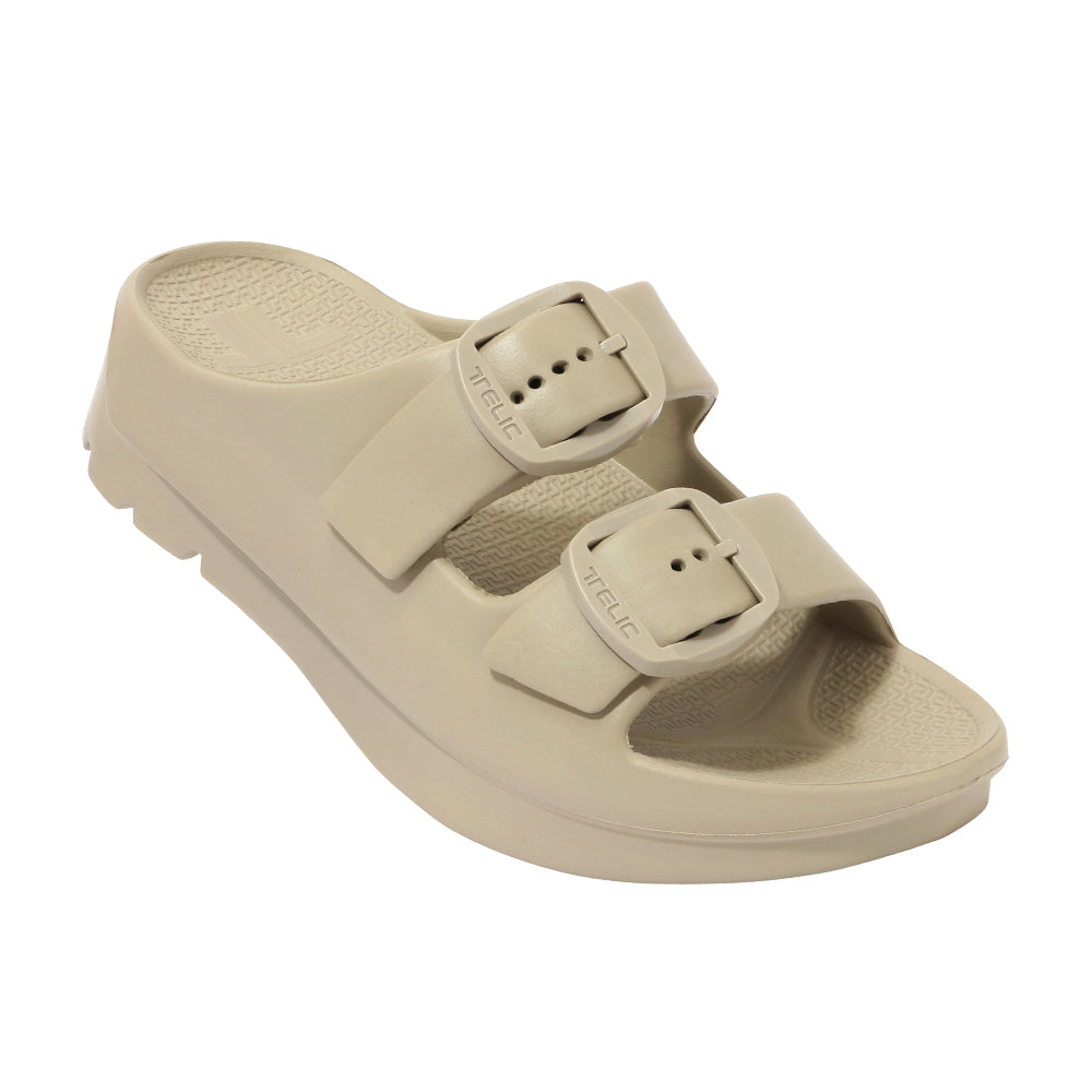 リカバリーサンダル｜W-BUCKLE2 - Cork brown｜TELIC（テリック）公式