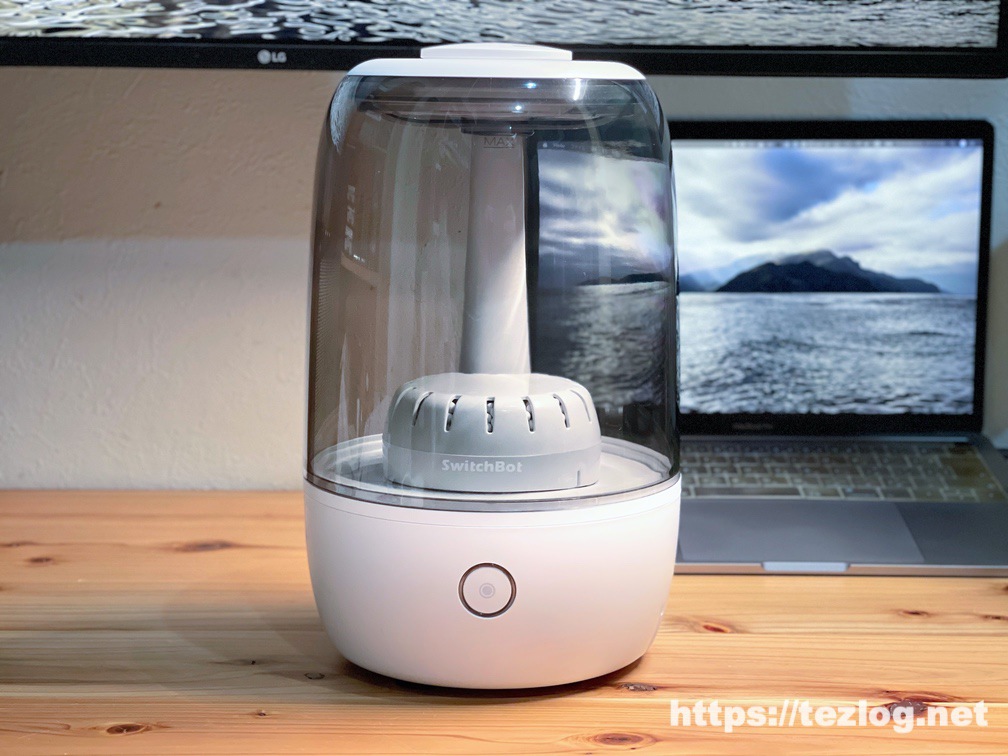 レビュー】SwitchBot スマート加湿器 。上から給水とアレクサの提携