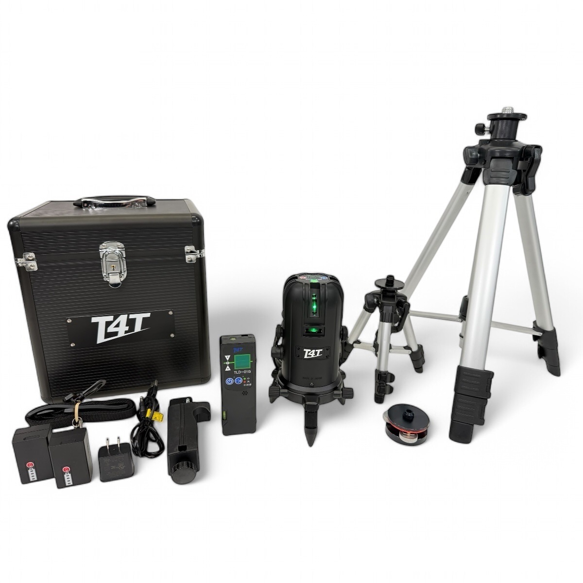 T4T 国産 フルライン グリーン レーザー墨出し器 TLL-44G コンプリート
