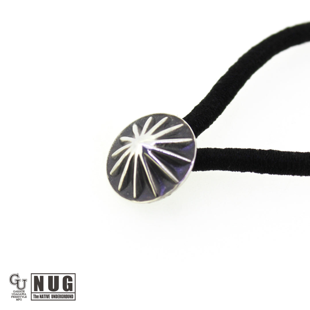 シルバー ハンドメイド コンチョヘアゴム #34 – GARAGE UDAGAWA