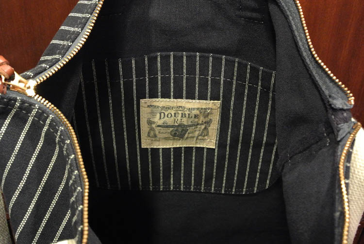 RRL ダブルアールエル キャンバス ストライプ マーケットトートバッグ