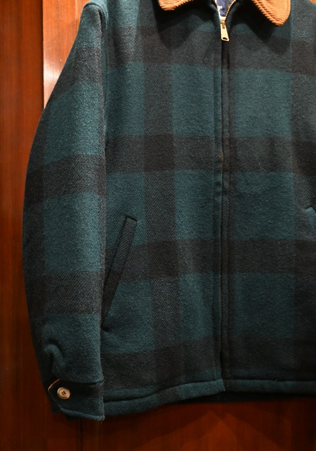 80s USED/YTG WOOLRICH ウールリッチ メルトン中綿ジャケット アメリカ