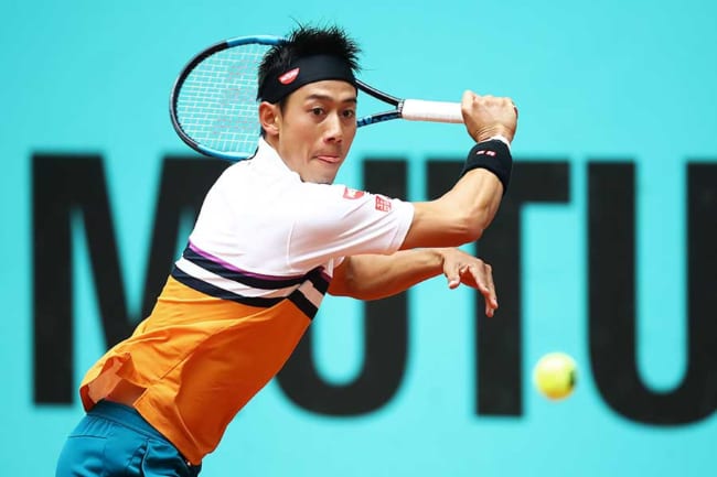 錦織はビビット!? 全仏モデルの