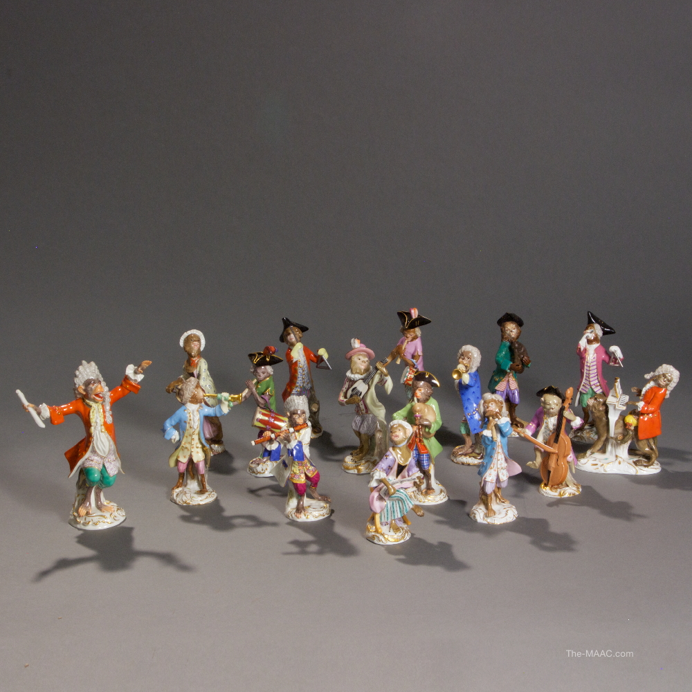 Meissen Porcelain Monkey Band – Manhattan Art and Antiques Center