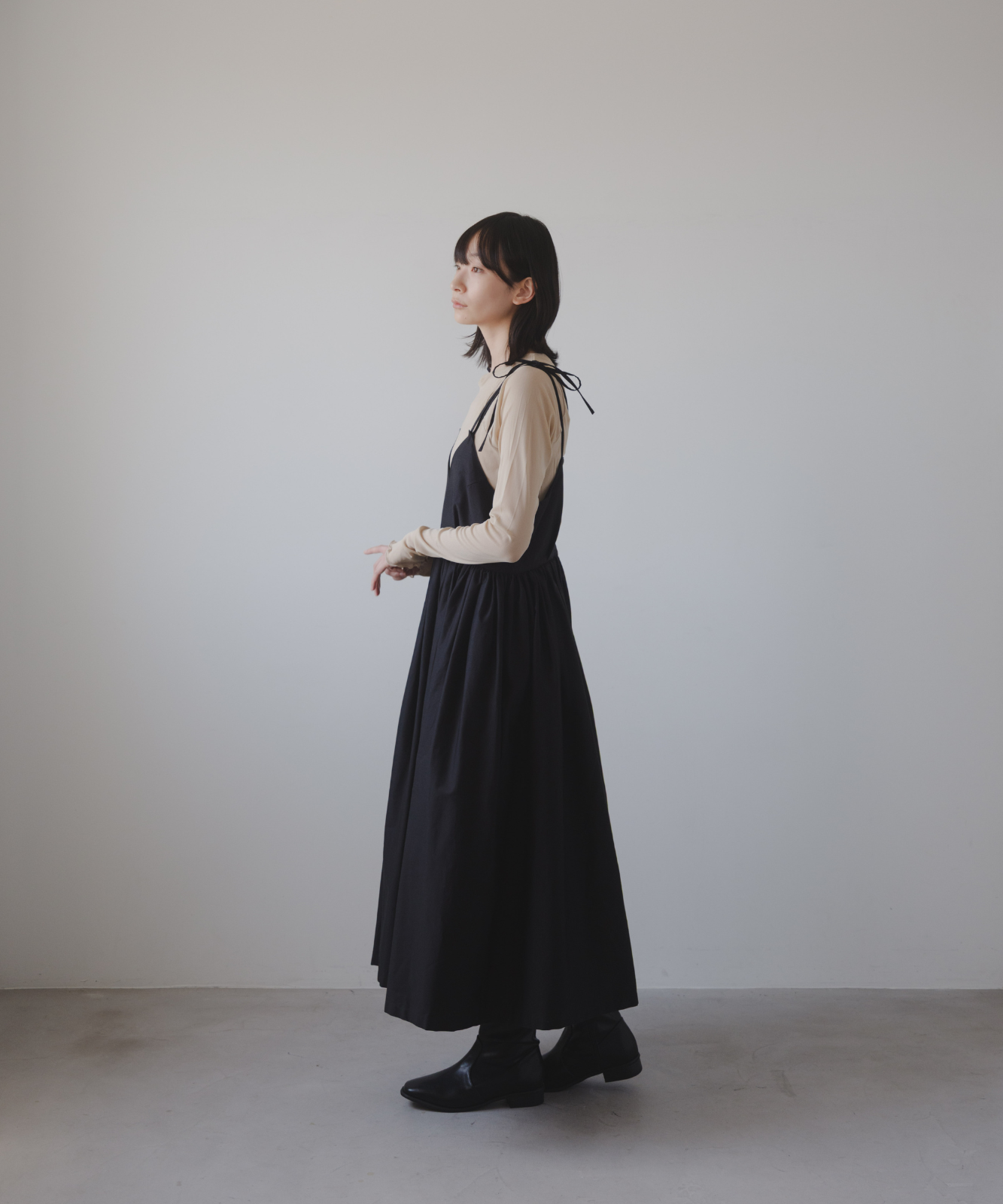 ≪通常販売≫【THE DRESS #42】gather camisole dress（ギャザー