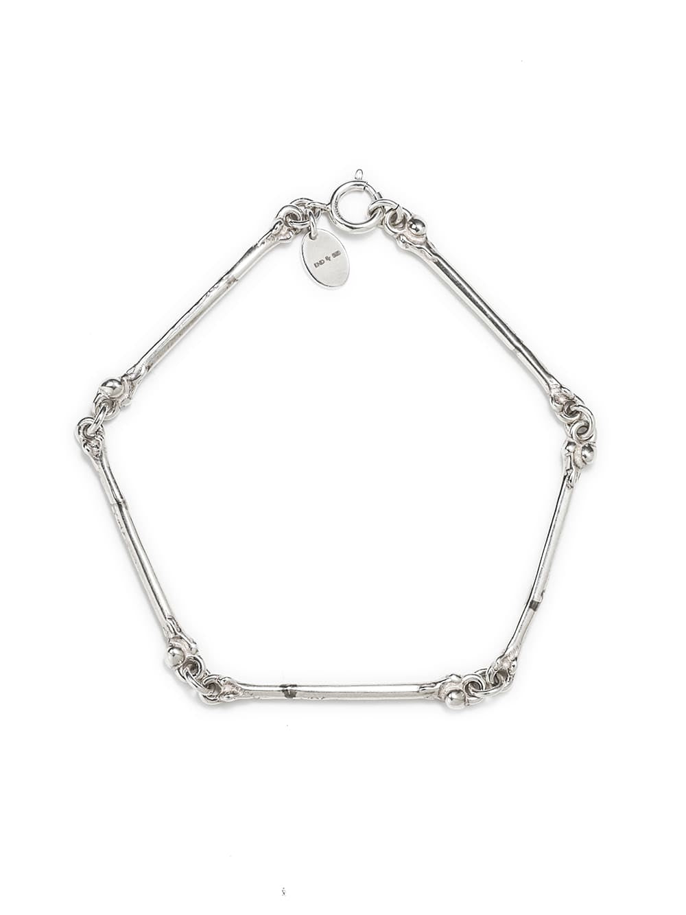 スケルトンボーンブレスレット - sspj.0013-silver