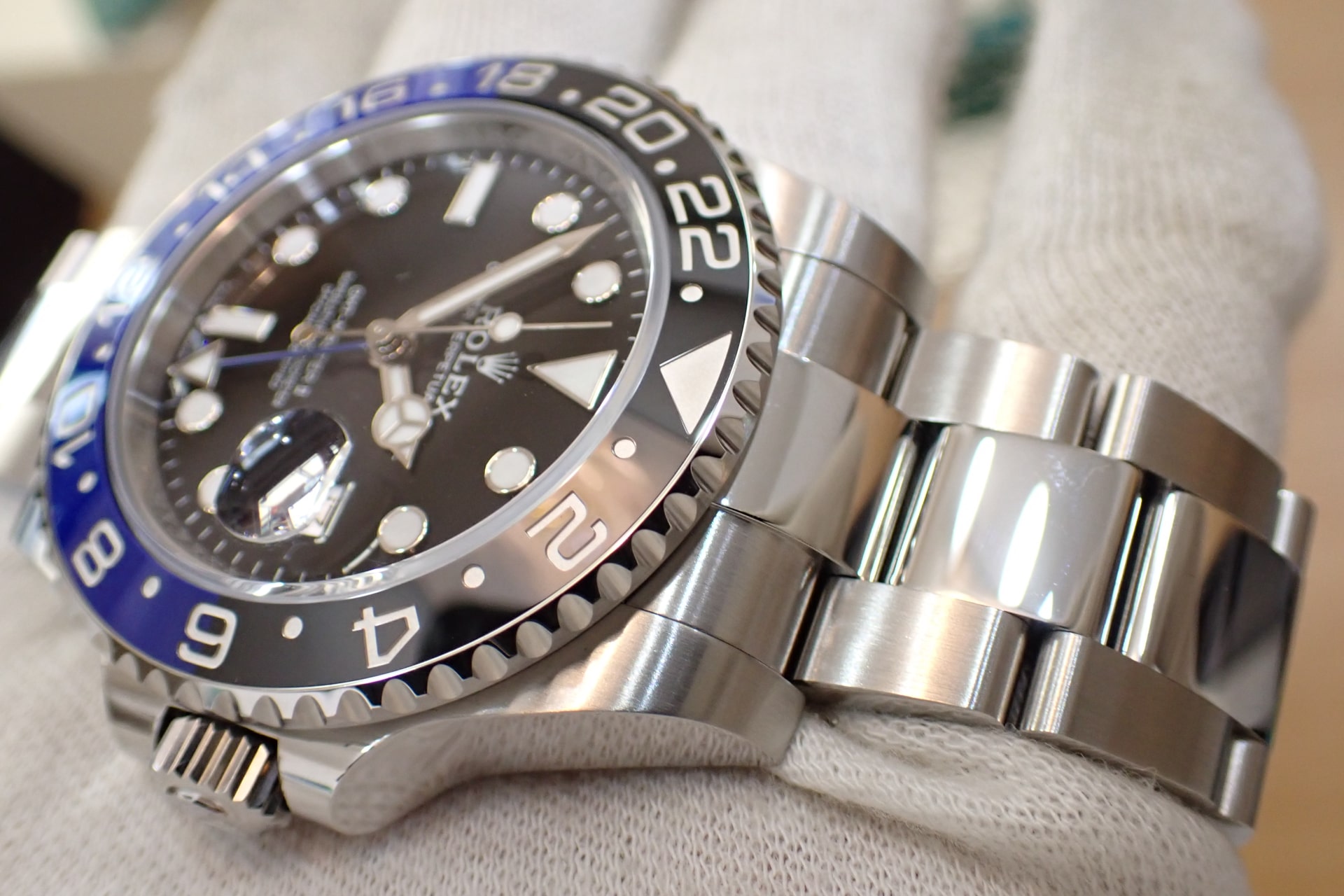 未使用【ROLEX】ロレックス GMTマスター2 Ref.126710BLNR オイスター