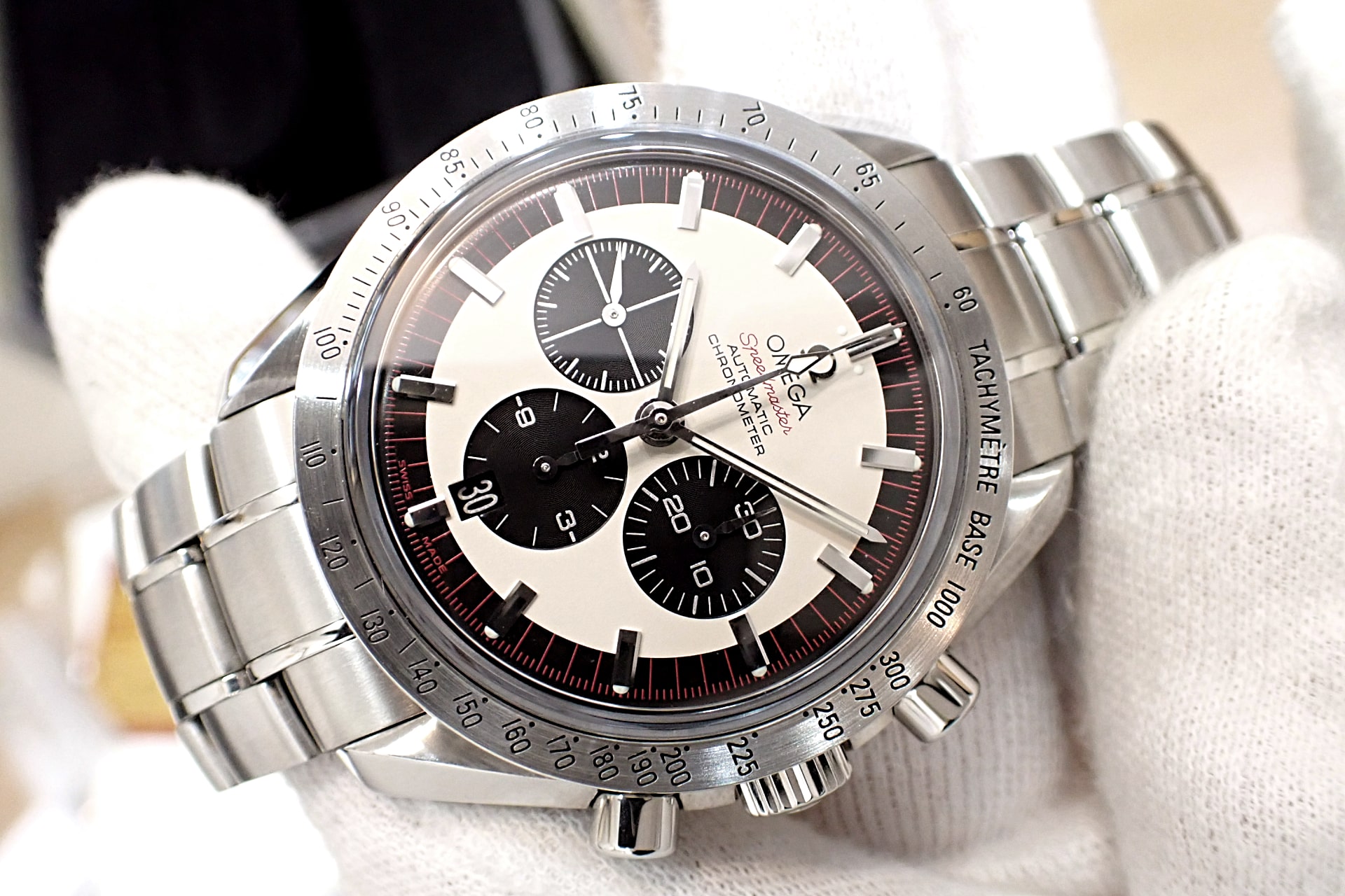 中古品A【OMEGA】オメガ スピードマスター レーシング M.シューマッハ