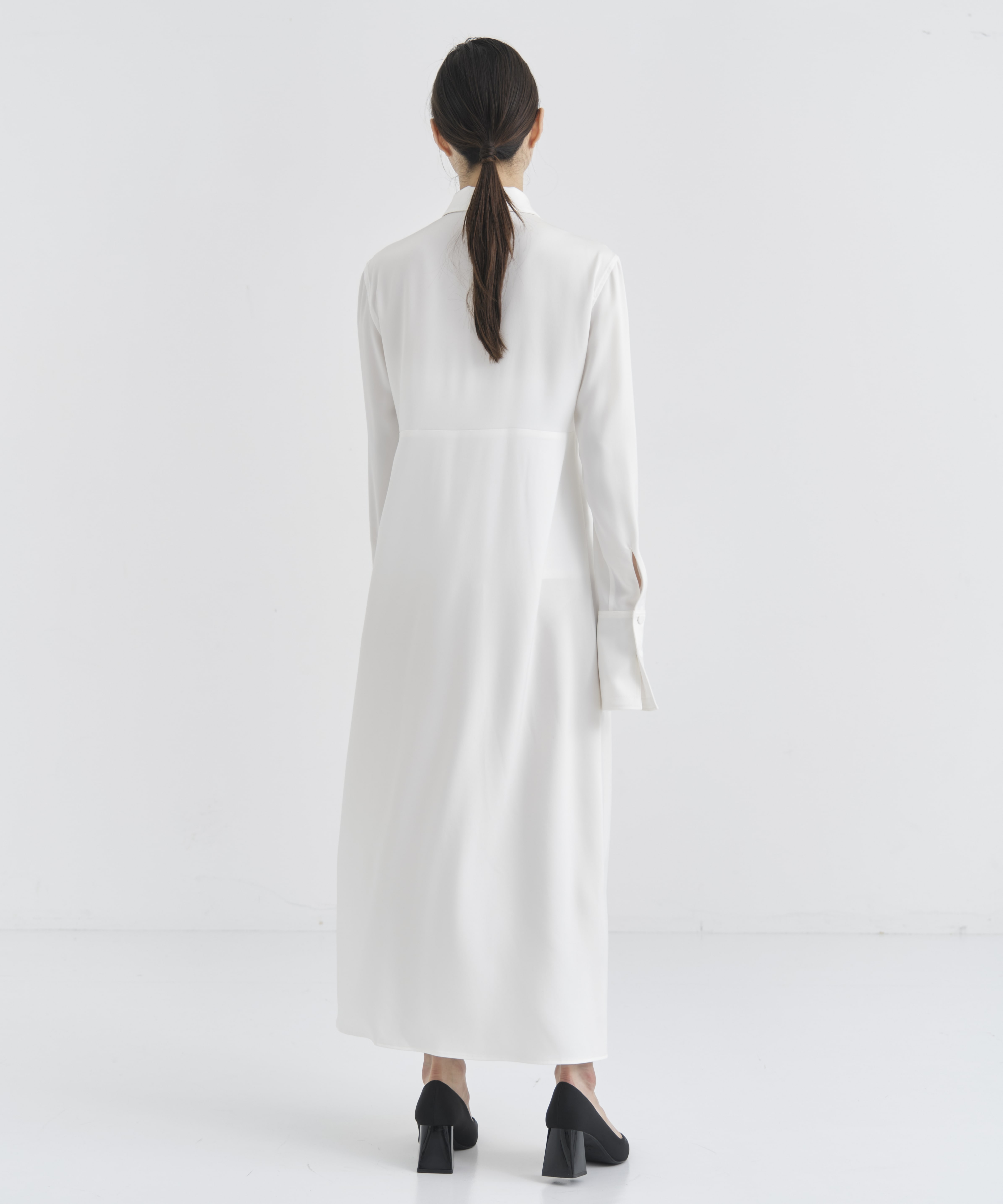 EX.CUTOUT SATIN DRESS｜FETICO