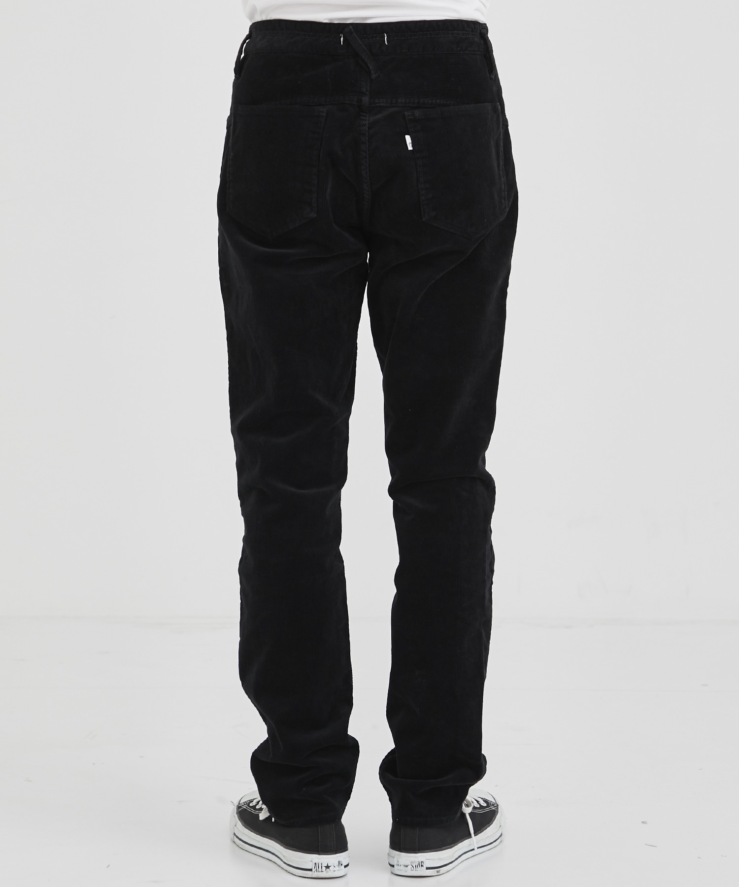 DWELLER 5P JEANS DROPPED FIT C/P CORD STRETCH(0 BLACK): nonnative