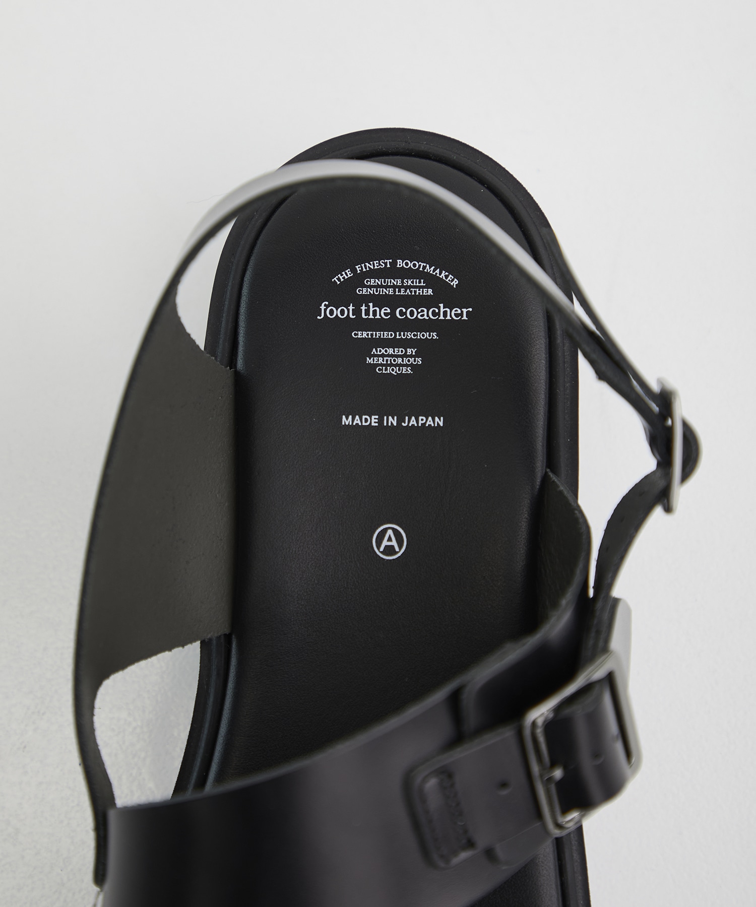 SS BELT SANDALS GLOXI CUT THICK | foot the coacher | レザーサンダル