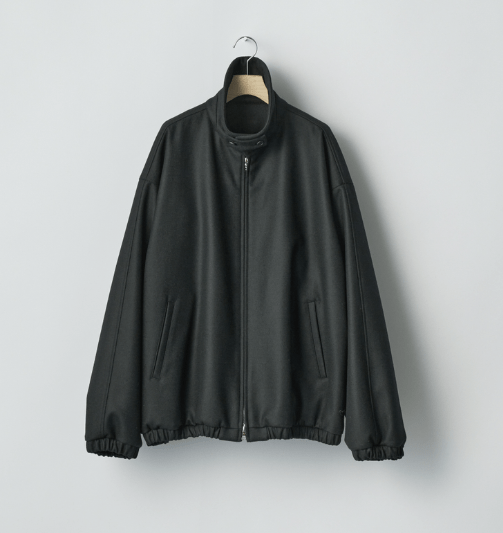 MELTON OVERSIZED ZIP JACKET | SSSTEIN