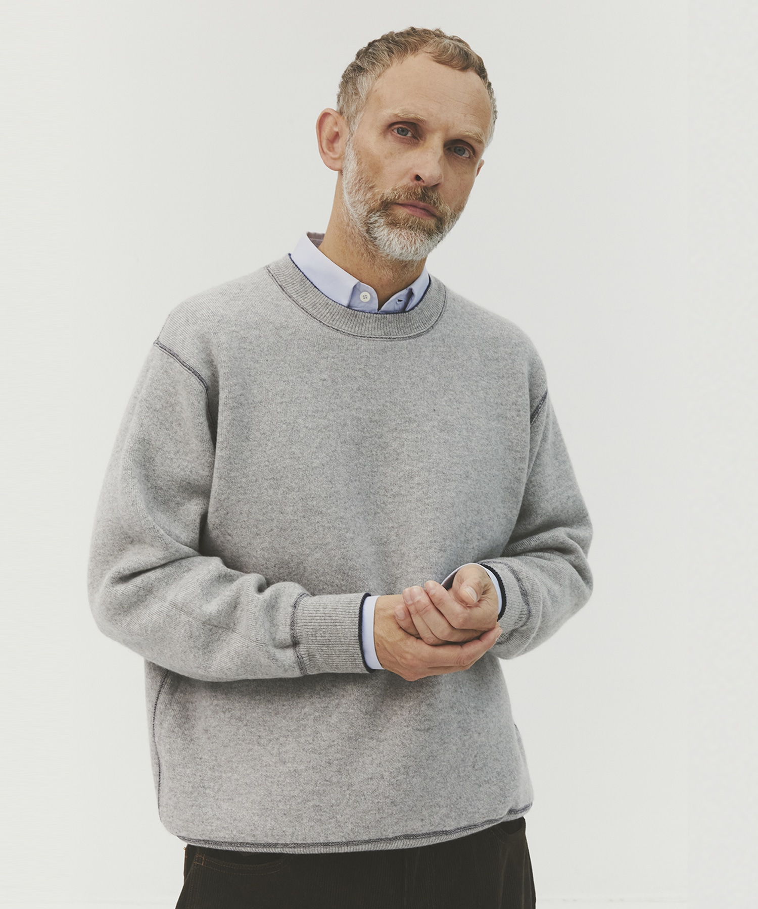 CASHMERE REVERSIBLE PULLOVER | CASHMERE CASHMERE THE TOKYO
