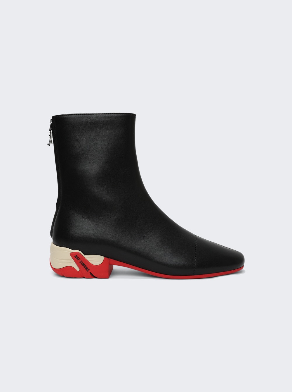 Solaris High Boots Black Cream And Red | The Webster