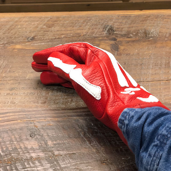 VANSON】(バンソン) ROPX SKELTON LEATHER GLOVE / ローパー