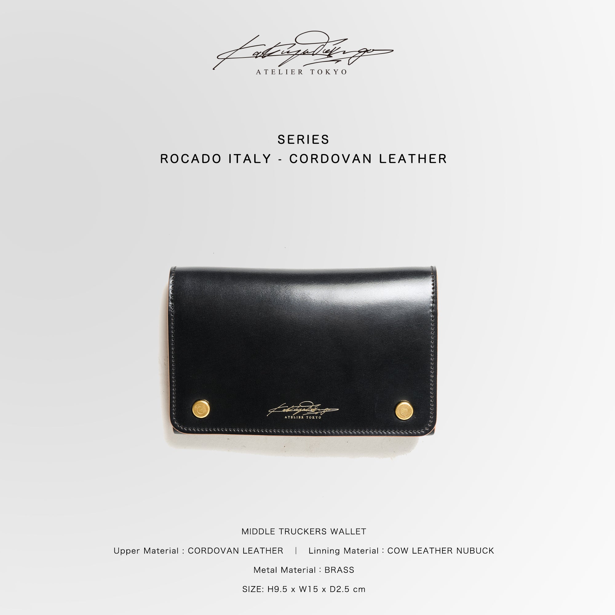 MIDDLE TRUCKERS WALLET (Cordovan leather) – THE BOOTS SHOP ONLINE