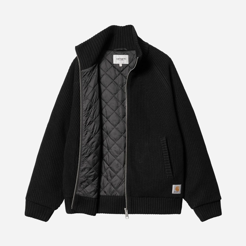 Carhartt WIP Banley Regular Fit Long Sleeve Knitted Sweater Jacket