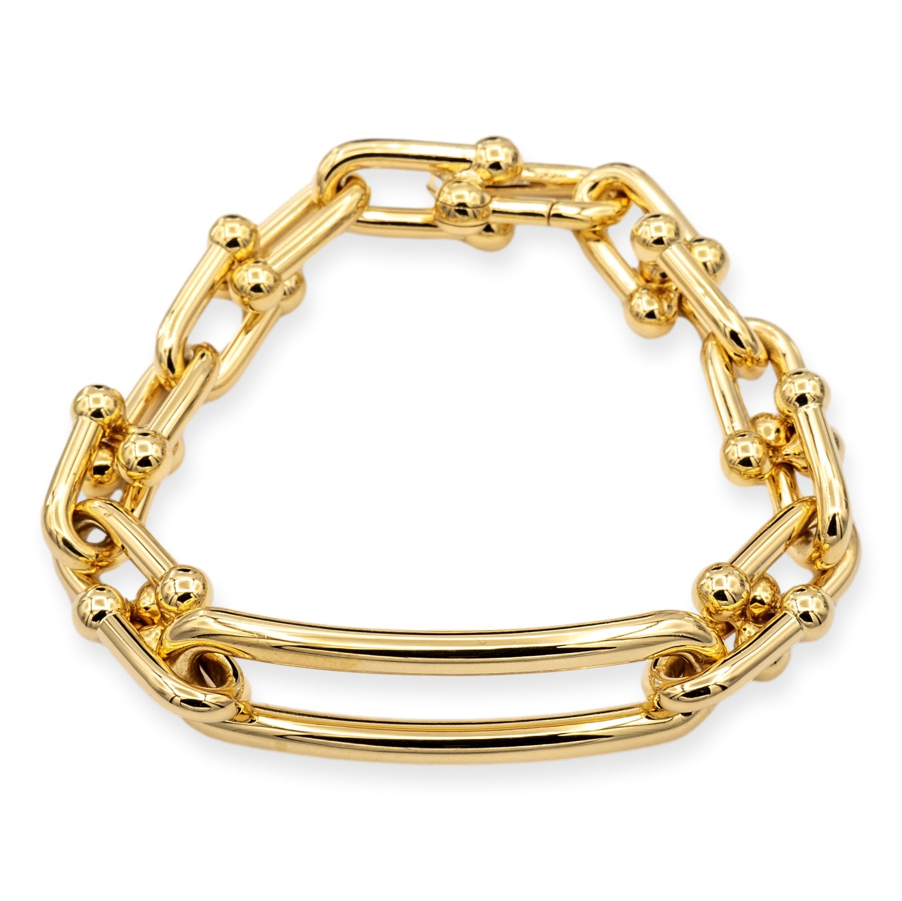 Tiffany & Co. 18K Yellow Gold Hardwear Link Bracelet Medium – The