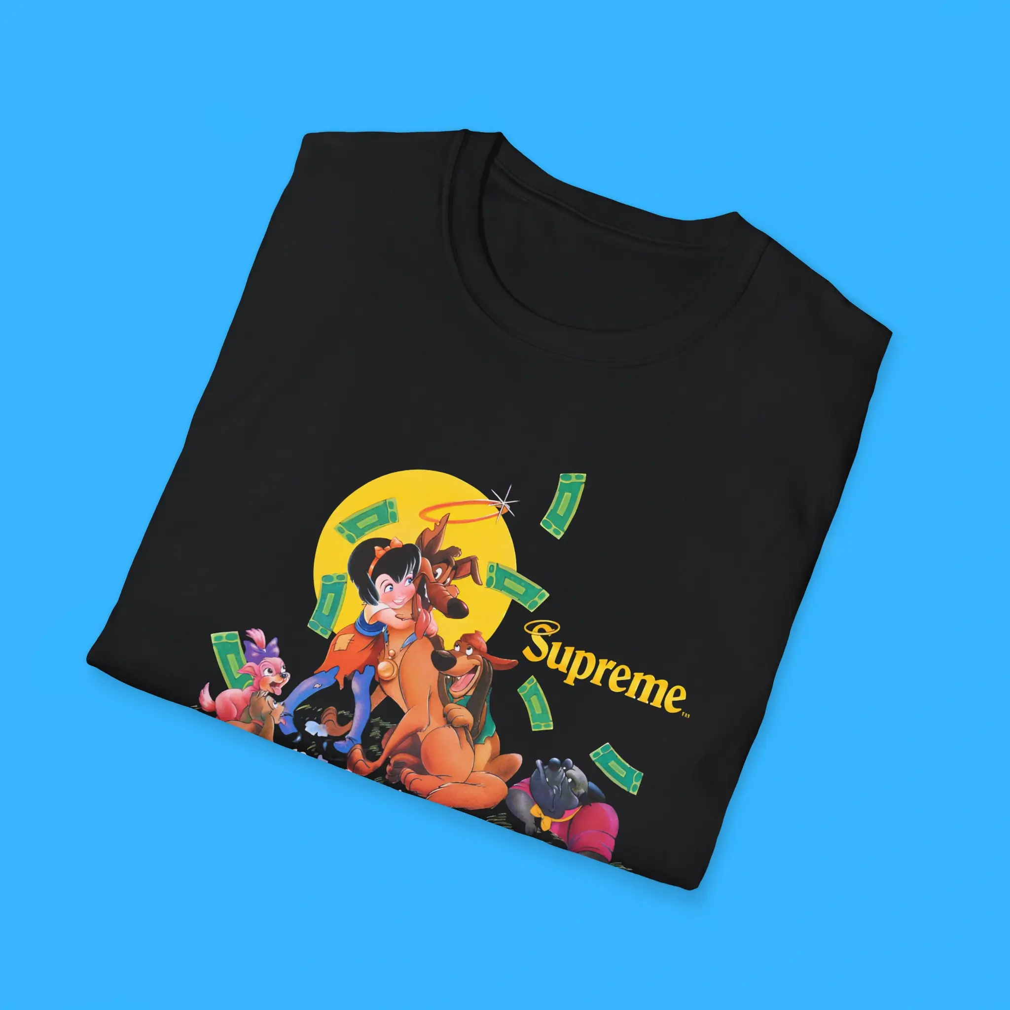 Supreme All Dogs Go To Heaven Shirt - Supreme FW25 Tee - FunnyT