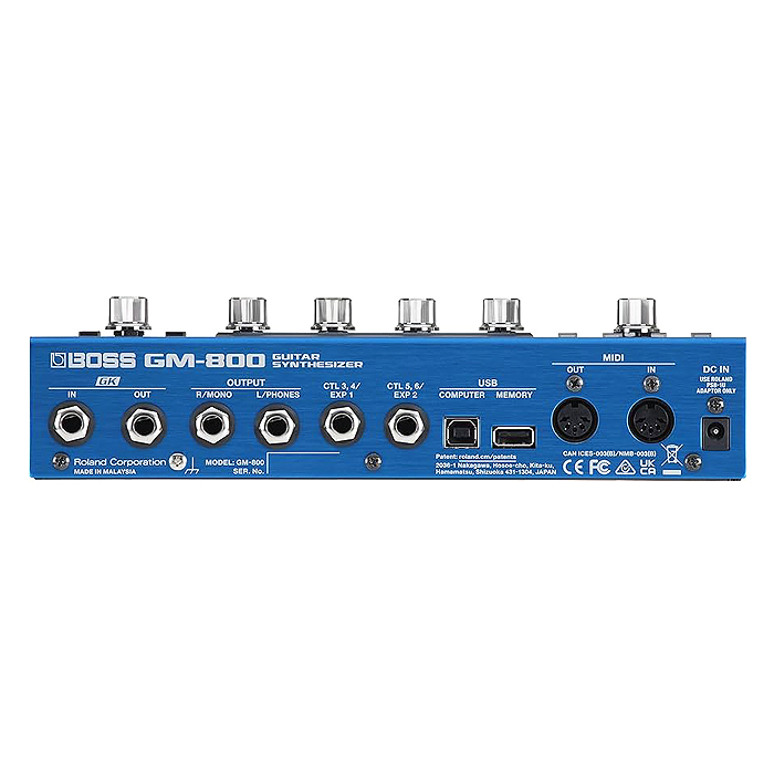 Boss GM-800 Guitar Synthesizer Pedal with GK-5 Divided Pickup and