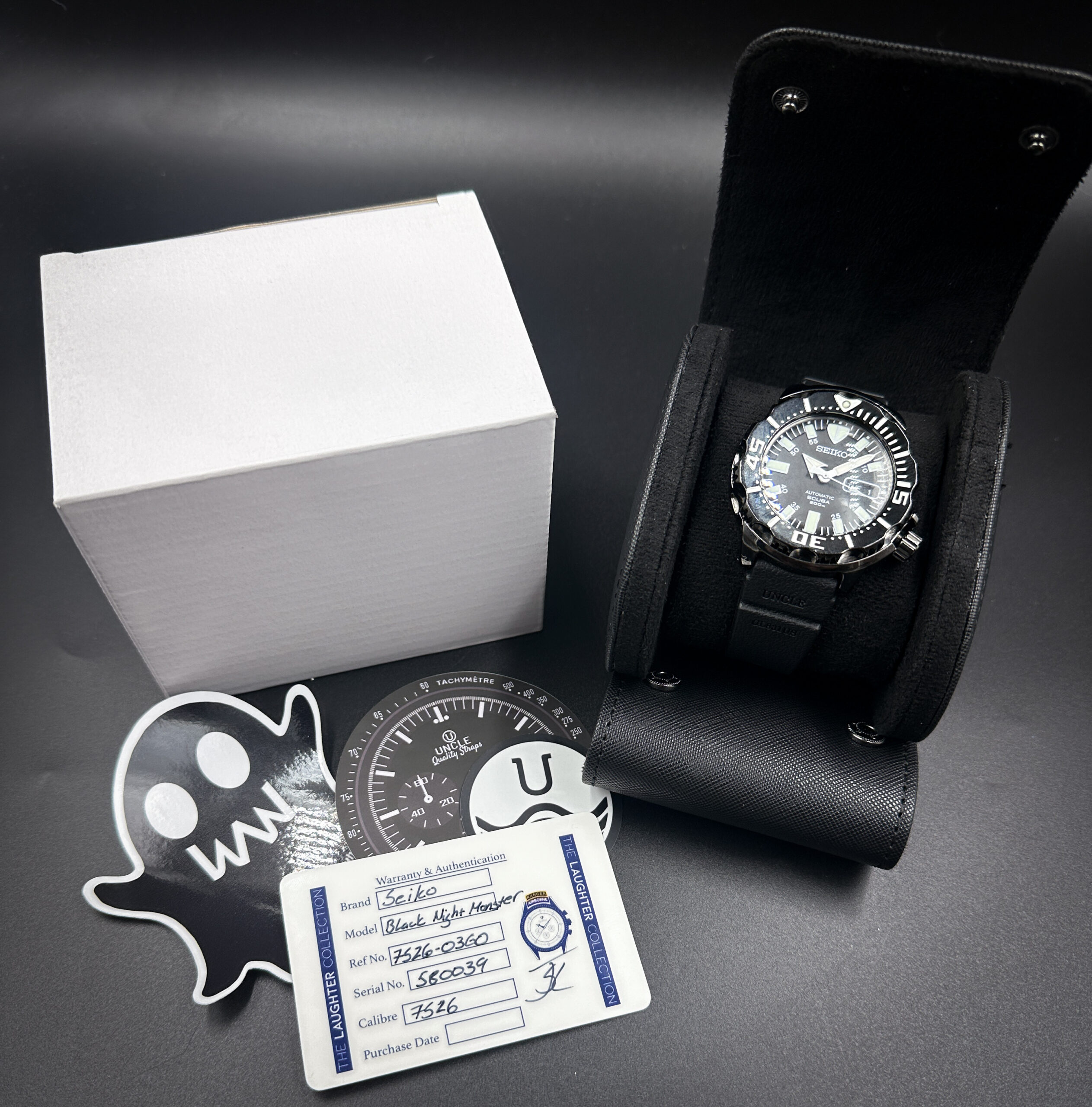 Seiko 7S26-03G0 Black Night Monster - TheLaughterCollection.com