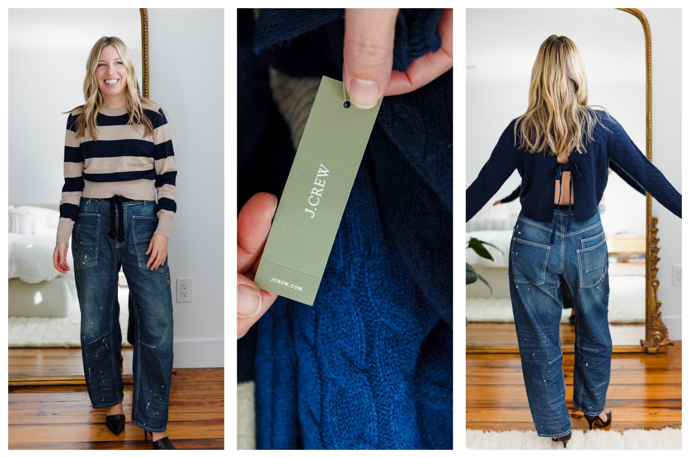 J.Crew Cashmere Sweater Review: Cozy, Chic, And Flirty - The Mom Edit