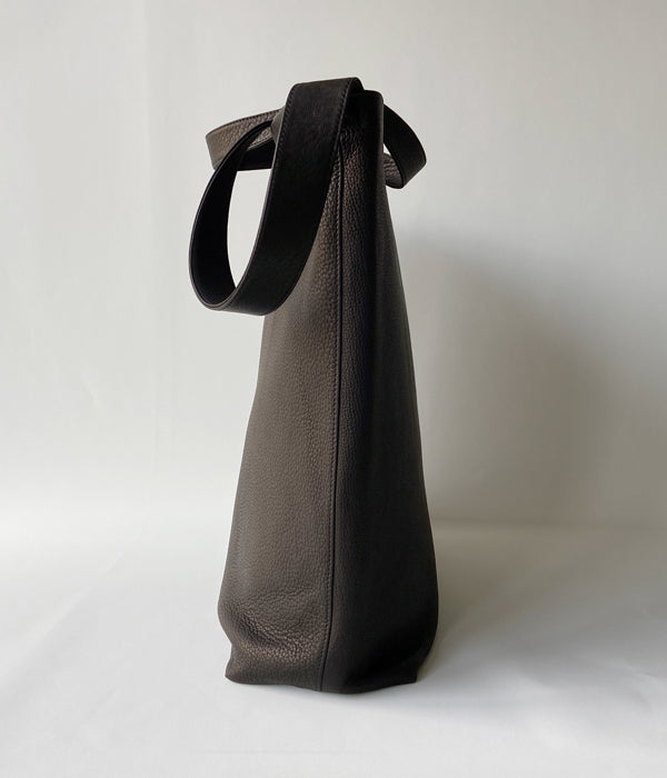 Aeta/DEER DOUBLE FACED SHOULDER TOTE L(BLACK)
