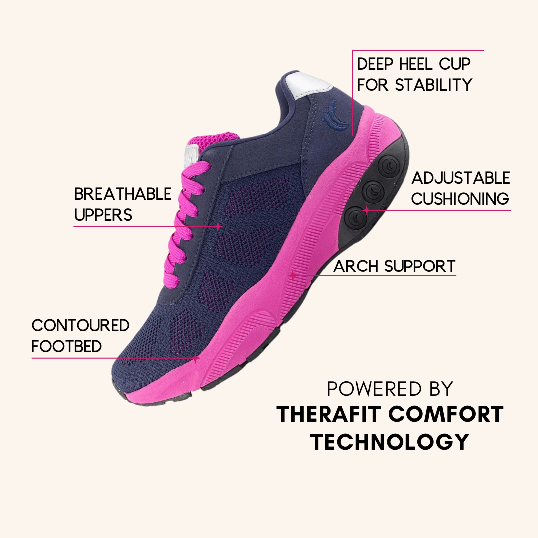 Therafit Aria Women's Trainer Sneaker – Therafit Shoe
