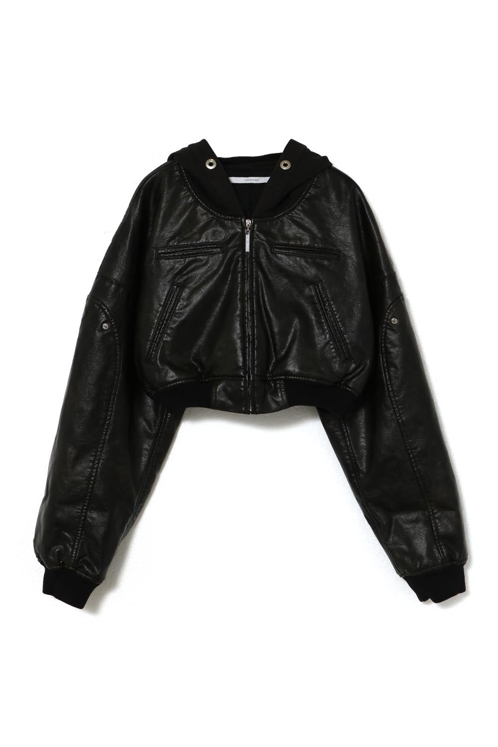 THEREDTHREAD / ザレッドスレッド】S leather jacket cropped