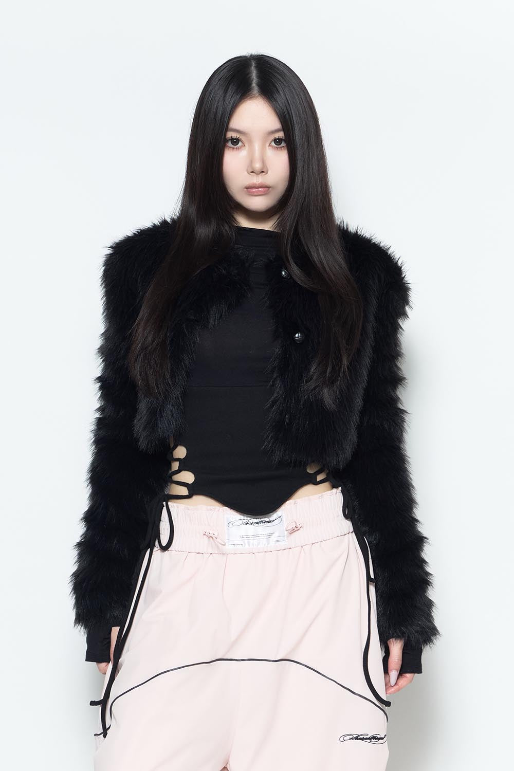 THEREDTHREAD / ザレッドスレッド】S fur jacket short