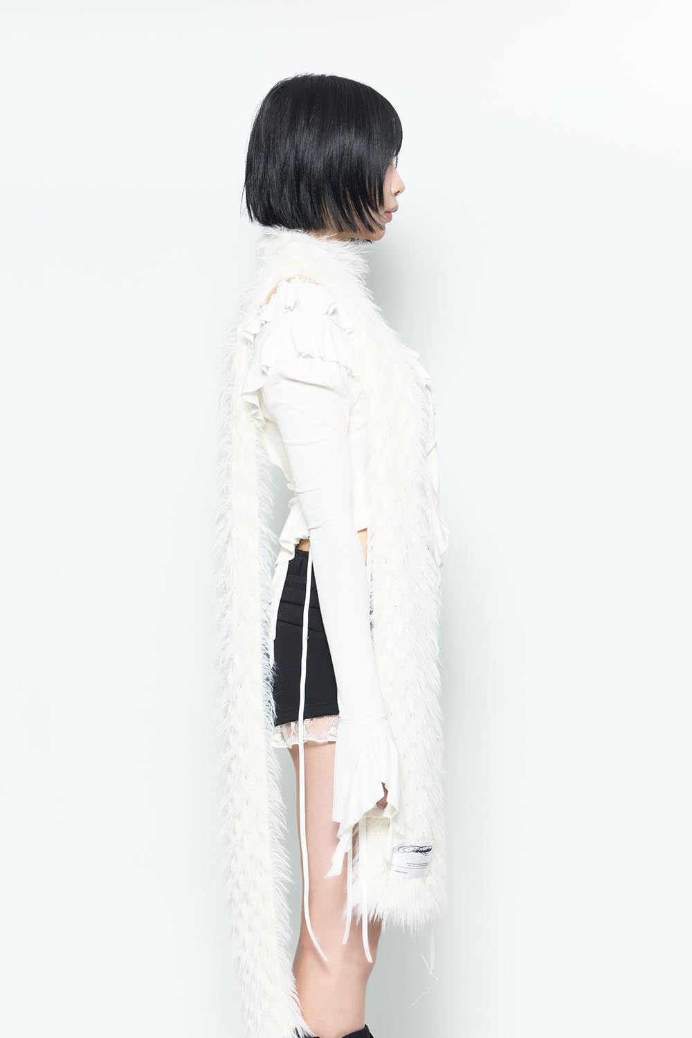 THEREDTHREAD / ザレッドスレッド】S dot flow frill tops