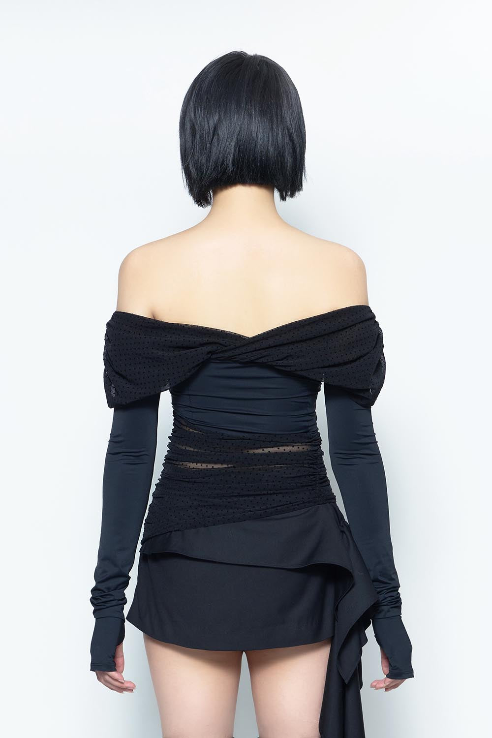 THEREDTHREAD / ザレッドスレッド】S dot off shoulder tops